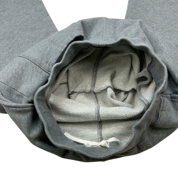 Stussy Mens Jogger Sweat Pant S Gray Logo Pull On Fit Pockets Striped Cuffs - Picture 7 of 13